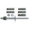 Fastening set for drill stands in masonry